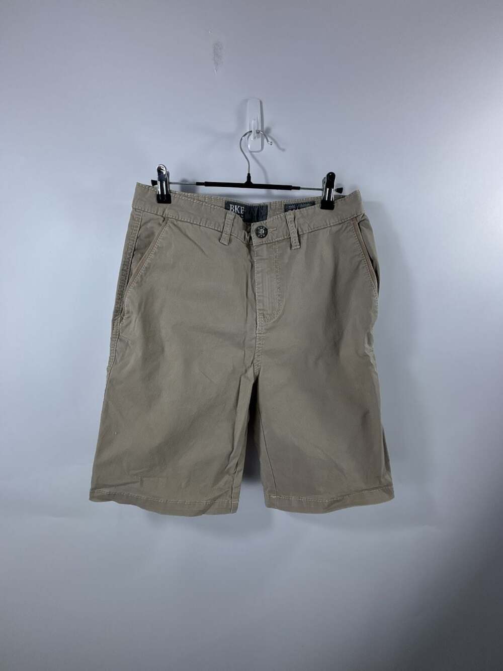 BKE Standard Fit Men's Khaki Chino Shorts Size 28